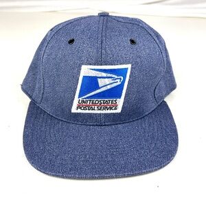 USPS Light Blue Uniform Mailman carrier Snapback Cap New